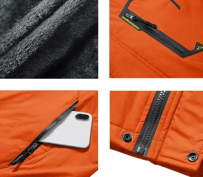 Jaqueta Impermeável Masculina Luzzano LN038, com ajuste ergonômico, tecido respirável e design moderno, ideal para proteção contra chuva sem perder o estilo.