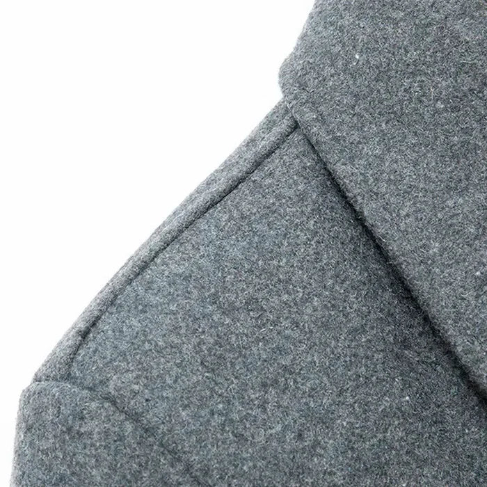 Sobretudo Masculino Curto de Lã LN205, com Lã SoftFleece®, ajuste europeu e proteção térmica para o inverno.
