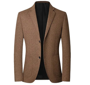 Blazer Masculino em Algodão Luzzano LN030, confeccionado em algodão respirável, com modelagem estruturada e caimento refinado para composições elegantes e versáteis.