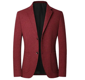 Blazer Masculino em Algodão Luzzano LN030, confeccionado em algodão respirável, com modelagem estruturada e caimento refinado para composições elegantes e versáteis.