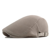 Boina Respirável Masculina Luzzano LN376 elegante, com materiais premium e design clássico, perfeita para visuais casuais ou formais com frescor.