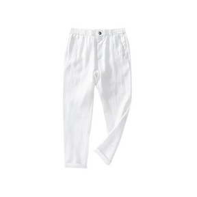 Calça de Linho Masculina Luzzano LN010, confeccionada em linho nobre, com modelagem refinada, toque leve e acabamento sofisticado para um estilo atemporal.