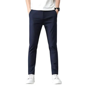 Calça Social Masculina Luzzano LN067, modelagem slim fit, tecido premium, acabamento refinado e bolsos discretos para um visual sofisticado.