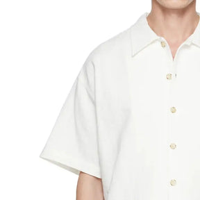 Camisa Linho Oversized Masculina Luzzano LN345, tecido leve e respirável, modelagem ampla, tecnologia anti amassado e design moderno para máximo conforto.