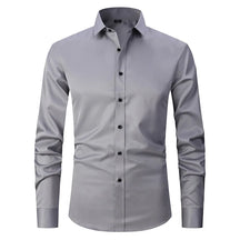 Camisa Social de Algodão Masculina Luzzano LN142, modelagem slim fit, tecido respirável, gola clássica e detalhes sofisticados para um visual impecável.