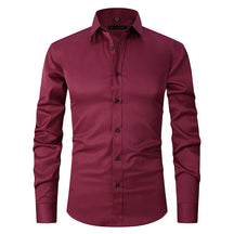 Camisa Social de Algodão Masculina Luzzano LN142, modelagem slim fit, tecido respirável, gola clássica e detalhes sofisticados para um visual impecável.