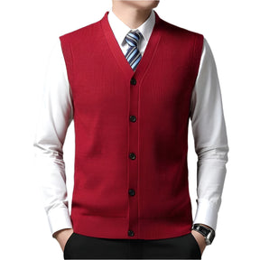 Colete Social Masculino Luzzano LN394 refinado, com design clássico e acabamento detalhado, perfeito para eventos formais com elegância e conforto.