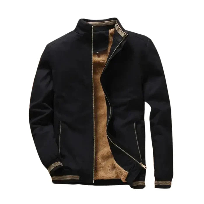 Jaqueta Bomber Casual Masculina Luzzano LN168, confeccionada em poliéster de alta qualidade, com modelagem confortável e design moderno para um estilo casual.