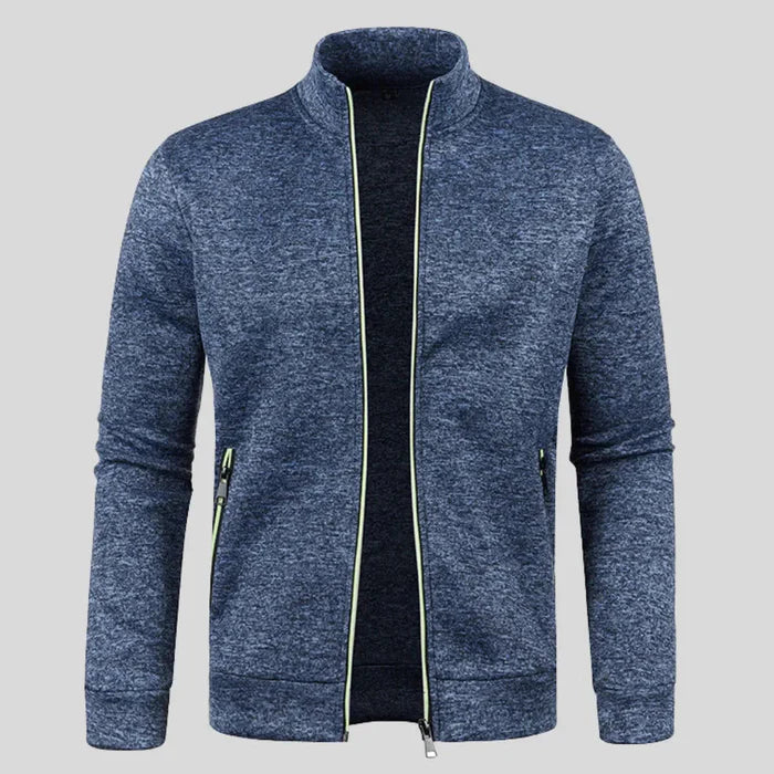 Jaqueta Masculina Casual Luzzano LN149, confeccionada em poliéster resistente, com fechamento em zíper, bolsos funcionais e design versátil.