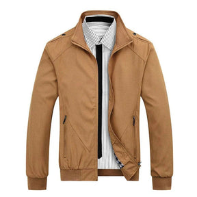 Jaqueta Masculina Casual Luzzano LN152, confeccionada em algodão, lã e poliéster, com forro acolchoado, fechamento em zíper e design impermeável para conforto e sofisticação.