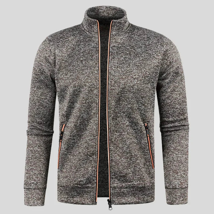 Jaqueta Masculina Casual Luzzano LN149, confeccionada em poliéster resistente, com fechamento em zíper, bolsos funcionais e design versátil.