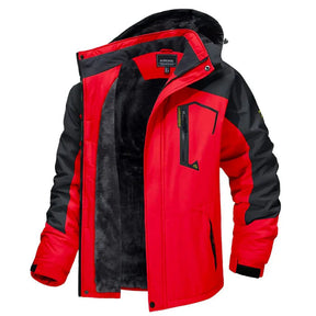 Jaqueta Masculina Luzzano LN113 com revestimento térmico, capuz integrado e modelagem estruturada para proteção em temperaturas de até -30ºC.