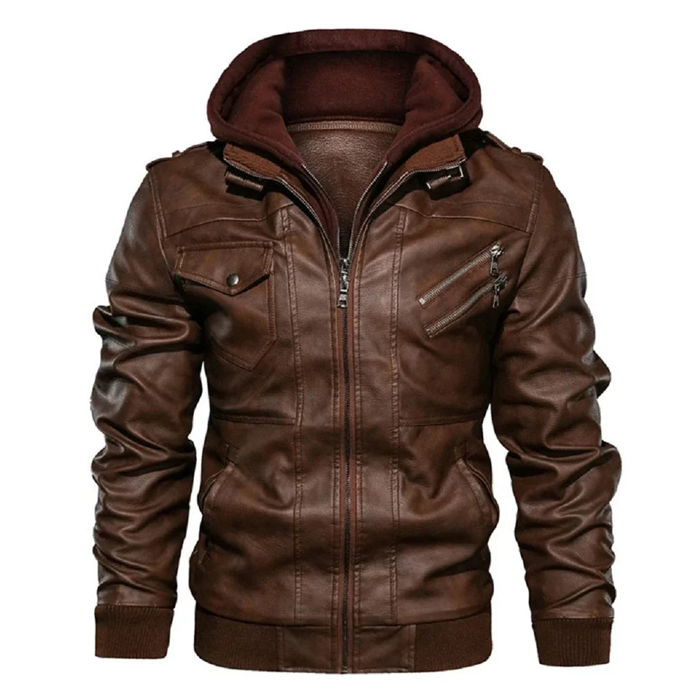 Jaqueta Masculina Luzzano LN166, confeccionada com materiais premium, modelagem ajustada e acabamento reforçado para sofisticação e conforto.