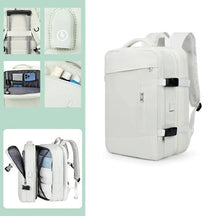 Mochila Viagem Moderna Luzzano LN425 confortável, com nylon resistente e USB embutido, perfeita para viagens ou trabalho com estilo e praticidade.