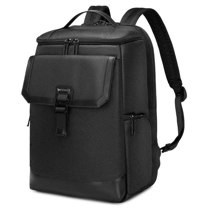 Mochila Executiva Luzzano LN417 elegante, com tecido impermeável e design sofisticado, perfeita para trabalho ou viagens com conforto e segurança.