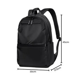 Mochila Executiva Luzzano LN085 com espaço para notebook 15", material impermeável, alças acolchoadas e divisórias organizadoras.