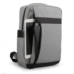 Mochila Executiva Luzzano LN088 com espaço para notebook 15", material resistente, alças acolchoadas e porta USB para mais praticidade.