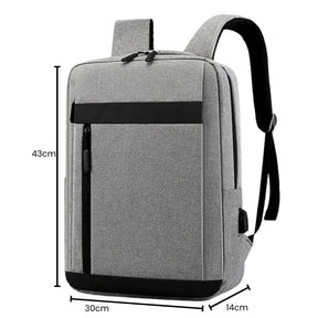 Mochila Executiva Luzzano LN088 com espaço para notebook 15", material resistente, alças acolchoadas e porta USB para mais praticidade.