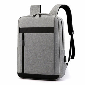 Mochila Executiva Luzzano LN088 com espaço para notebook 15", material resistente, alças acolchoadas e porta USB para mais praticidade.