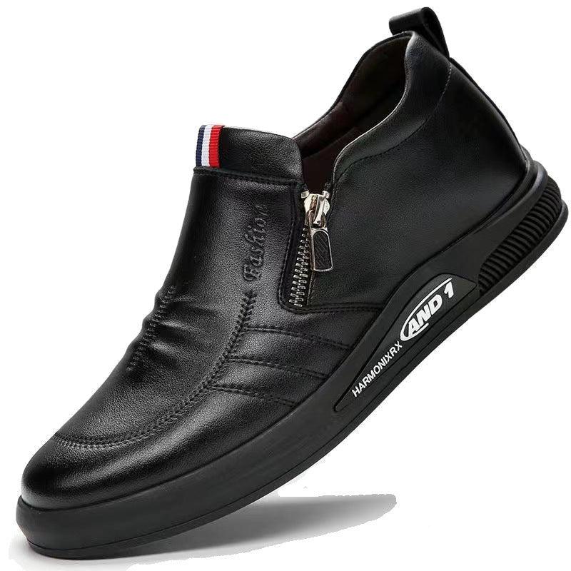 Tênis Masculino Slip On Luzzano LN074 com design prático, solado antiderrapante e palmilha em EVA para conforto extra.